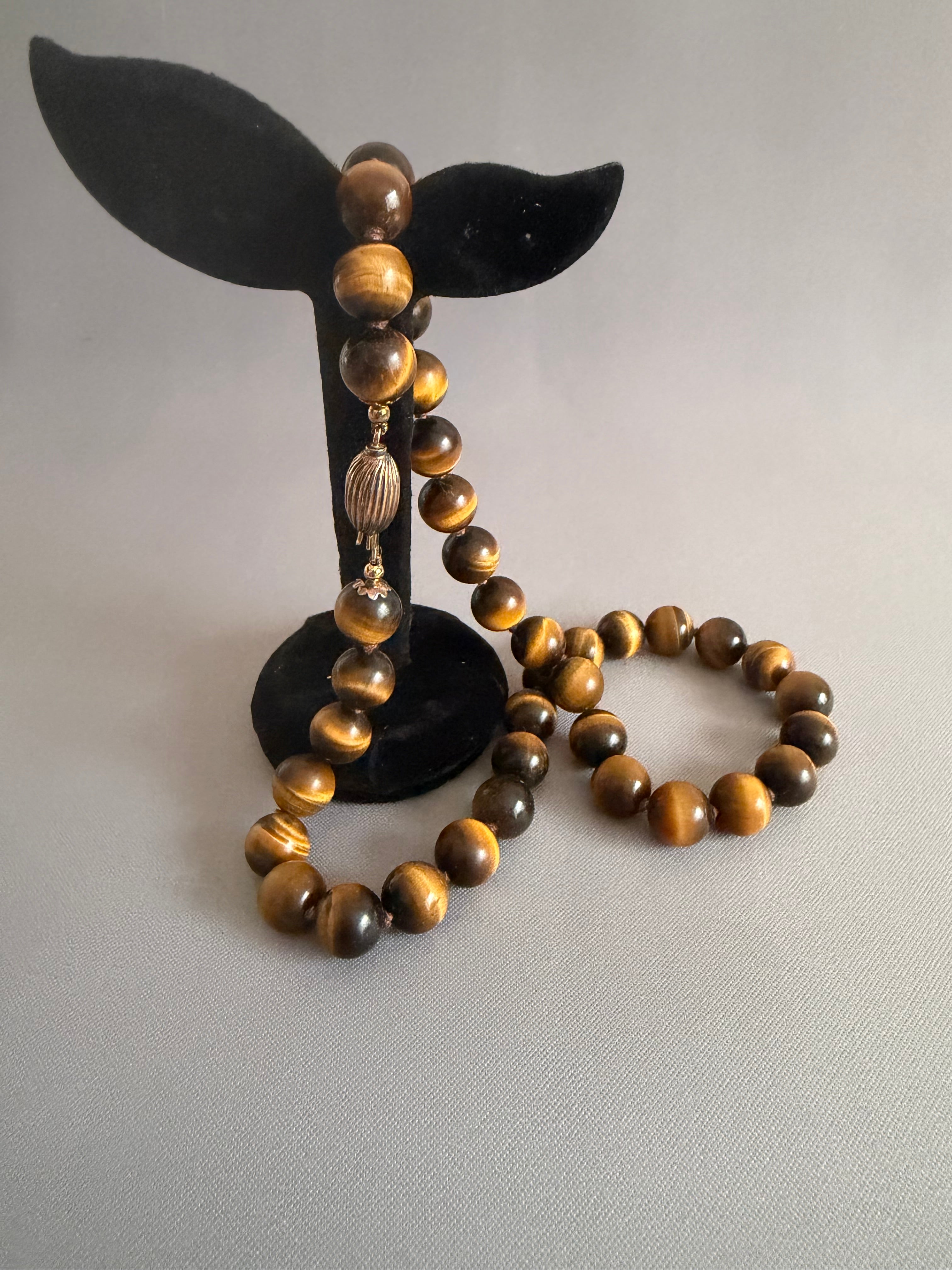 Tiger’s Eye Bead Necklace
