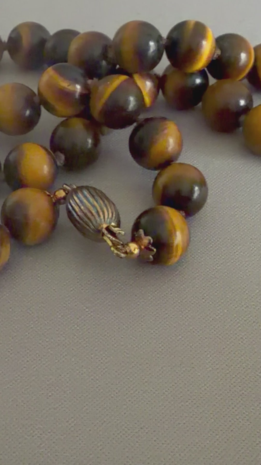 Tiger’s Eye Bead Necklace
