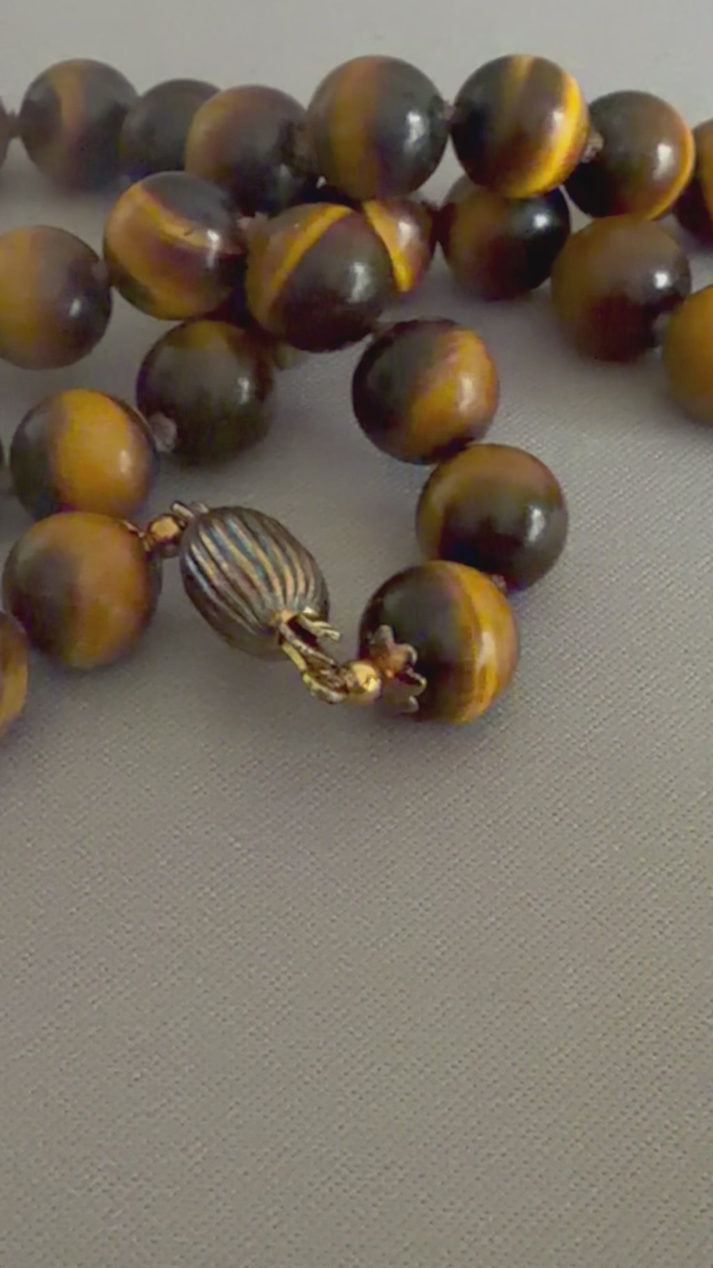 Tiger’s Eye Bead Necklace