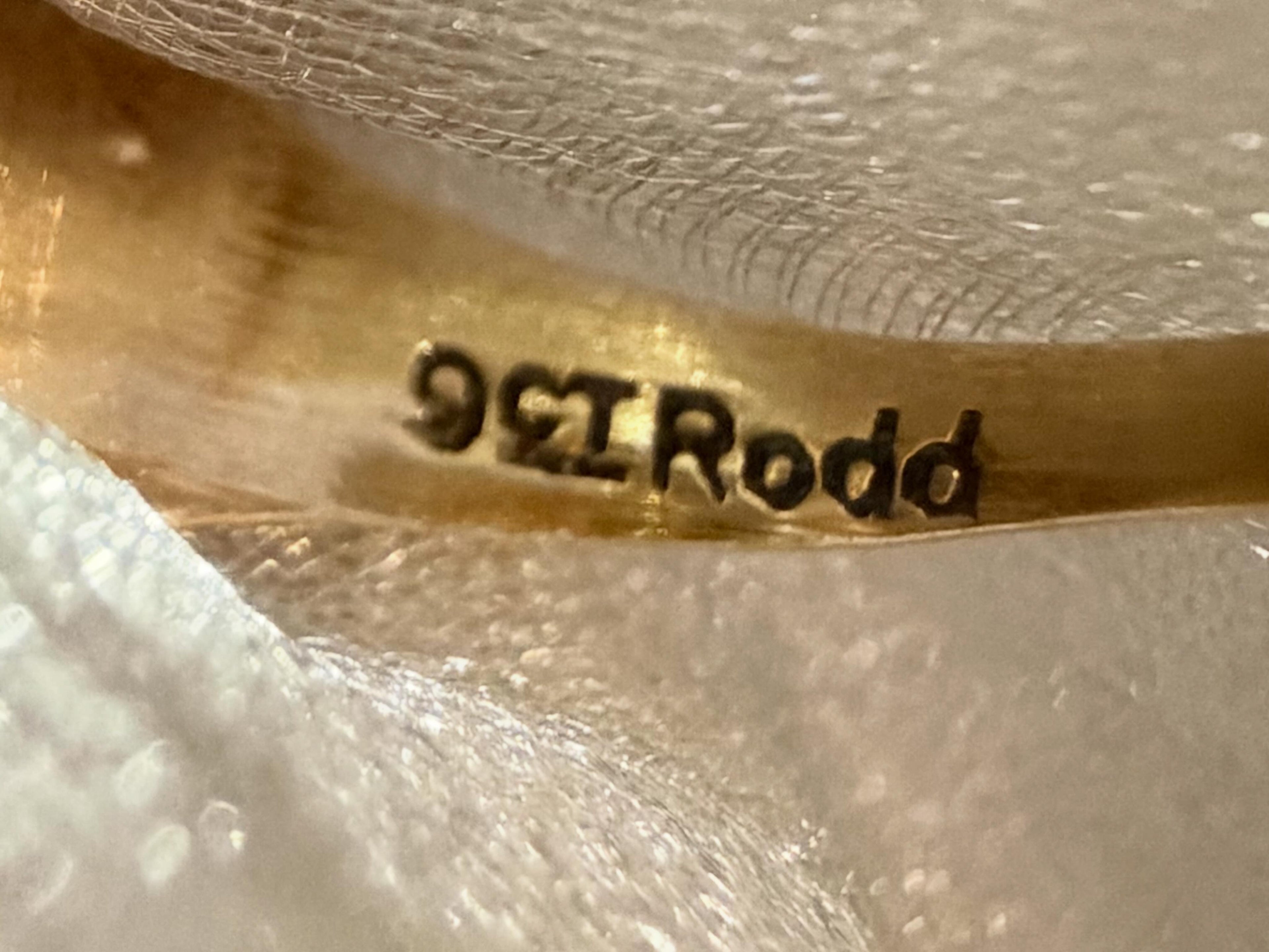 Rodd maker's mark on vintage 9ct gold ring, Melbourne-made c.1950s